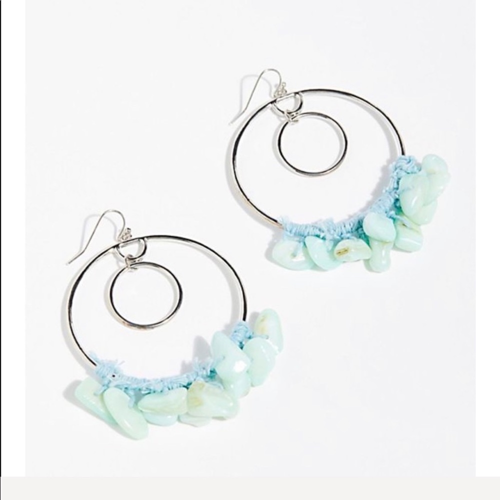 Free people honey hill hoop earring